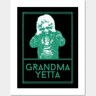 Grandma yetta\\retro fan artwork Posters and Art